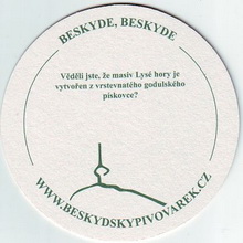 Pivní tácek Ostravice č.1073 - rub