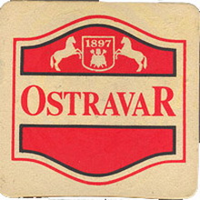 Pivní tácek Ostrava č.1162 - líc