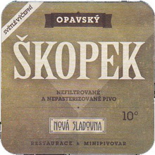 Pivní tácek Opava č.1876 - líc