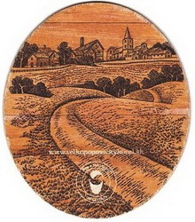 Pivní tácek Velké Popovice č.1927 - rub