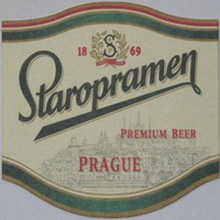 Pivní tácek Praha č.2049 - líc