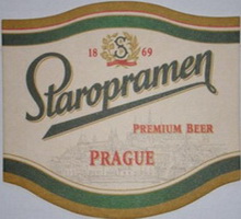 Pivní tácek Praha č.2055 - líc