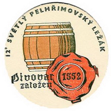 Pivní tácek Pelhřimov č.226 - líc