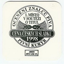 Pivní tácek Uherský Brod č.275 - rub