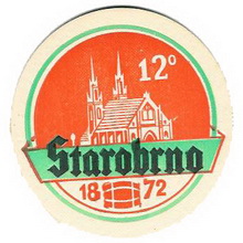 Pivní tácek Brno č.364 - líc