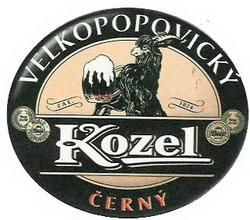 Pivní tácek Velké Popovice č.620 - líc