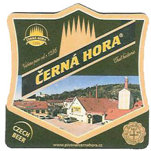 Pivní tácek Černá Hora č.711 - líc