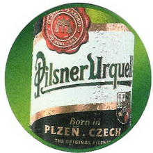 Pivní tácek Plzeň č.954 - líc