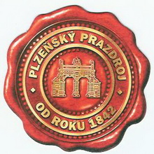 Pivní tácek Plzeň č.991 - líc