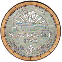 Pivní tácek Slavkov u Brna č.1022 - líc