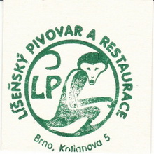 Pivní tácek Brno č.1035 - líc