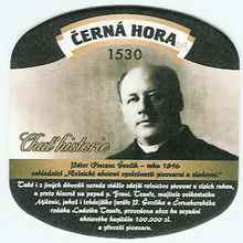 Pivní tácek Černá Hora č.103 - rub