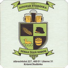 Pivní tácek Liberec č.1209 - líc