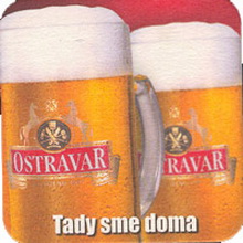 Pivní tácek Ostrava č.1232 - líc