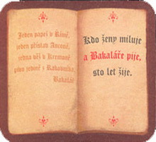 Pivní tácek Rakovník č.1257 - rub