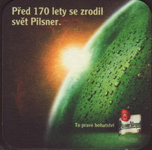 Pivní tácek Plzeň č.1368 - rub