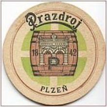Pivní tácek Plzeň č.1373 - líc