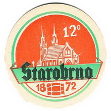Pivní tácek Brno č.140 - rub