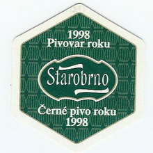 Pivní tácek Brno č.151 - rub