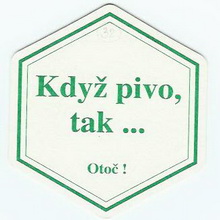 Pivní tácek Brno č.152 - rub