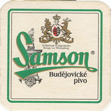 Pivní tácek České Budějovice č.1534 - líc