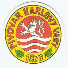 Pivní tácek Karlovy Vary č.182 - líc