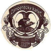 Pivní tácek Žamberk č.1870 - líc
