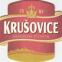 Pivní tácek Krušovice č.1911 - líc