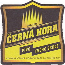 Pivní tácek Černá Hora č.1983 - líc