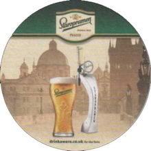 Pivní tácek Praha č.2053 - líc