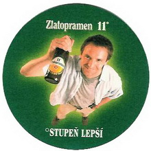 Pivní tácek Ústí nad Labem č.390 - rub