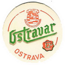 Pivní tácek Ostrava č.448 - líc