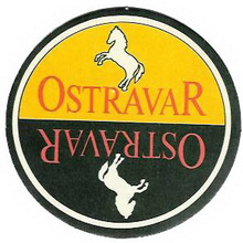 Pivní tácek Ostrava č.450 - líc