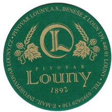 Pivní tácek Louny č.482 - líc