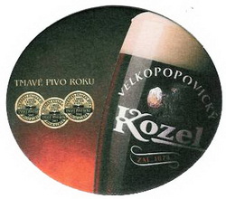 Pivní tácek Velké Popovice č.620 - rub