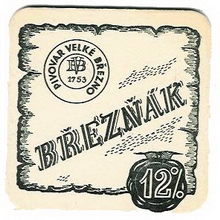 Pivní tácek Velké Březno č.729 - líc