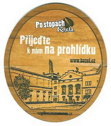 Pivní tácek Velké Popovice č.731 - líc