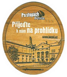 Pivní tácek Velké Popovice č.734 - líc