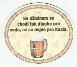 Pivní tácek Velké Popovice č.738 - rub
