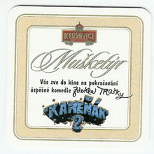 Pivní tácek Krušovice č.780 - rub