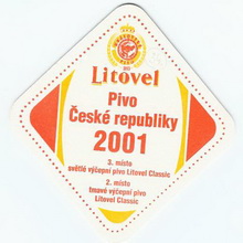 Pivní tácek Litovel č.839 - rub