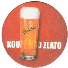 Pivní tácek Plzeň č.908 - líc