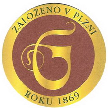 Pivní tácek Plzeň č.912 - líc