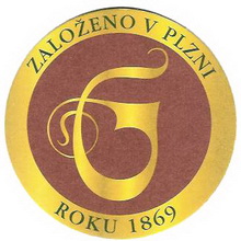 Pivní tácek Plzeň č.913 - líc