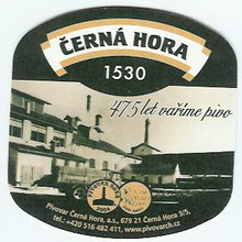 Pivní tácek Černá Hora č.94 - líc